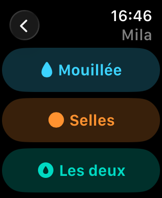 Apple Watch : choisir une couche mouillée, sale ou mixte